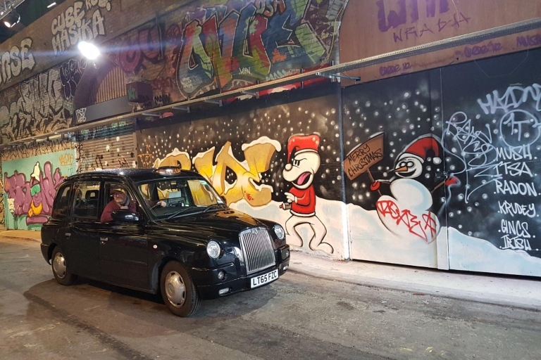 Londres: visite des lumières de Noël dans un taxi noir