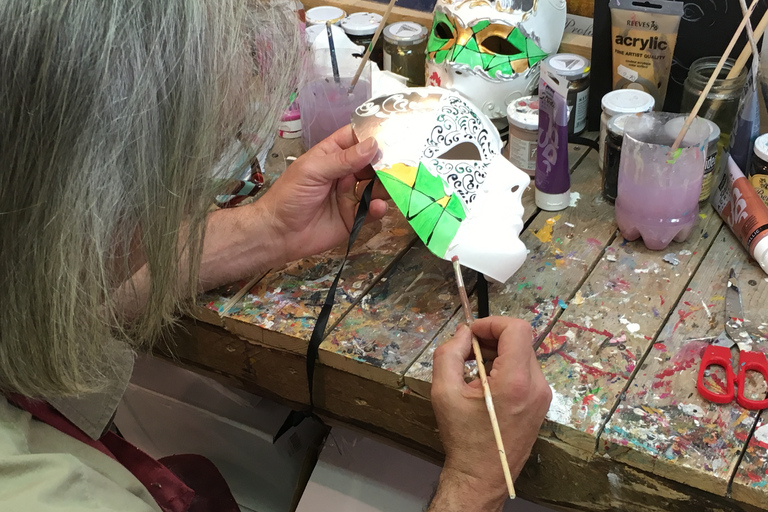 Veneza: Oficina de máscaras de carnavalWorkshop de máscaras de carnaval