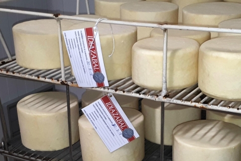 De Saint-Sébastien: visite d'une demi-journée du fromage basqueVisite basque du fromage et des fruits de mer Idiazabal en anglais