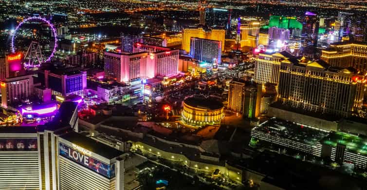 Las Vegas: Night Helicopter Flight over Las Vegas Strip photo 6