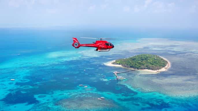 cairns great barrier reef 30minute helicopter flight