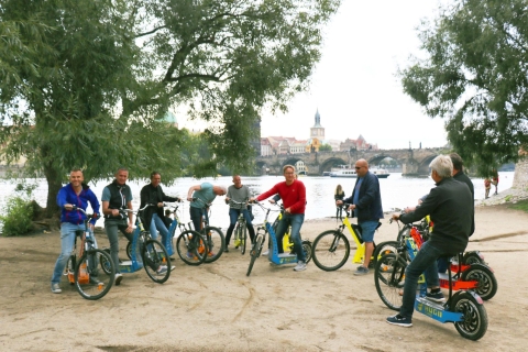 Prag: Private Combo Segway und eScooter Stadttour3-stündige Tour auf Englisch, Spanisch oder Russisch