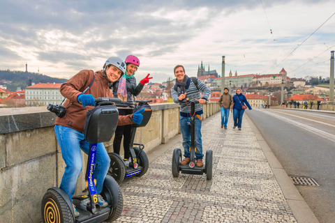 Praag: privécombo Segway en eScooter City Tour3-uur durende rondleiding in het Engels, Spaans of Russisch