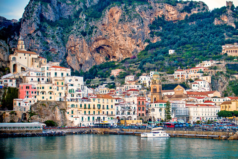 From Naples: Amalfi Coast Highlights Tour by Car and BoatAmalfi Coast: 8-Hour Tour by Car and Boat