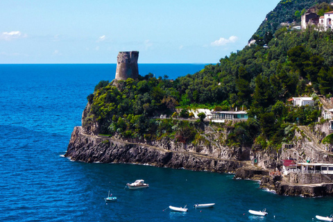 From Naples: Amalfi Coast Highlights Tour by Car and BoatAmalfi Coast: 8-Hour Tour by Car and Boat