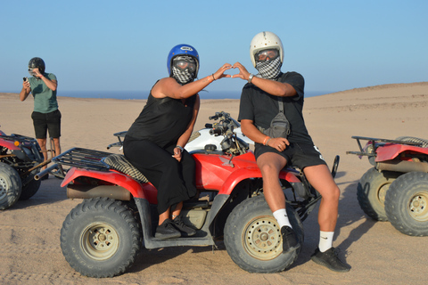 Hurghada: ATV Bike, Camel, Horse Ride with BBQ & Stargazing Shared Tour