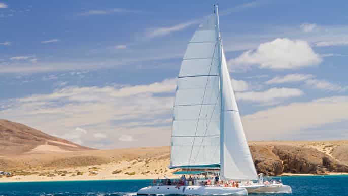 ab puerto calero segeltour für familien
