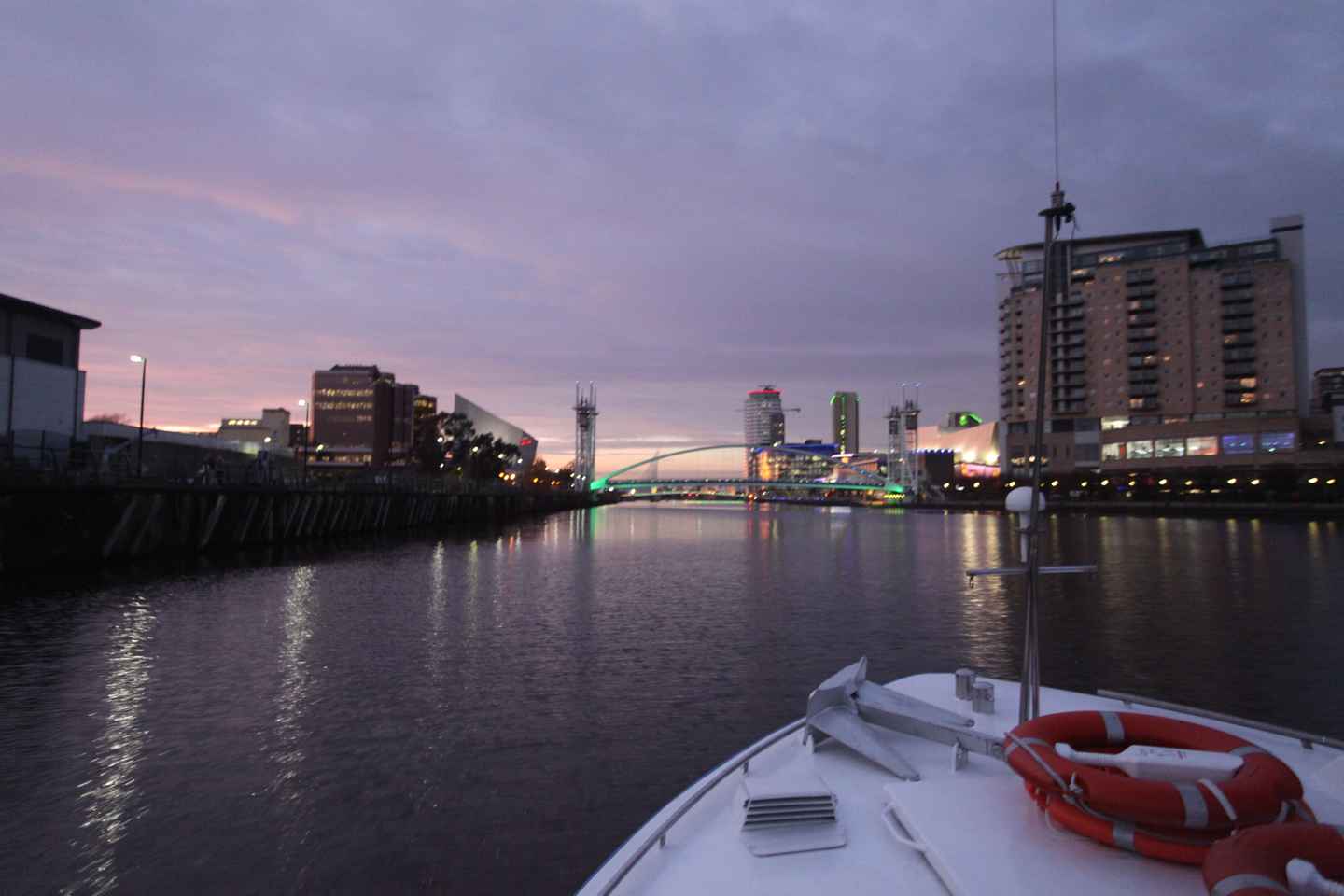 enjoy your evening on board a river cruise