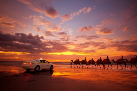 Agadir: kamelenrit bij zonsondergang met dinerAgadir: kameelrit bij zonsondergang met diner