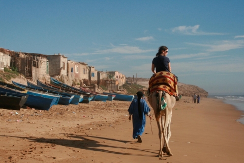 Agadir: kamelenrit bij zonsondergang met dinerAgadir: kameelrit bij zonsondergang met diner