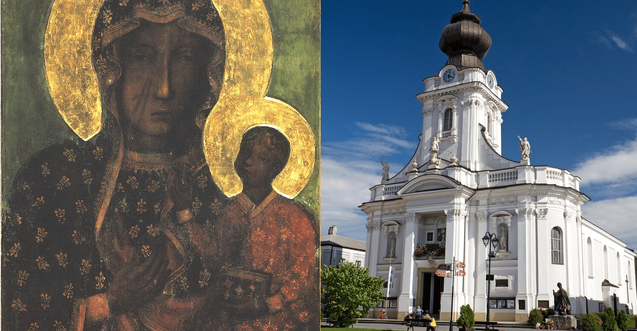 Aus Krakau, Wadowice + Częstochowa Schwarze Madonna - Hizvo