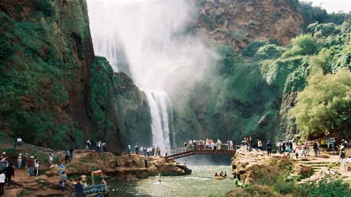 from marrakech day trip to the ouzoud waterfalls