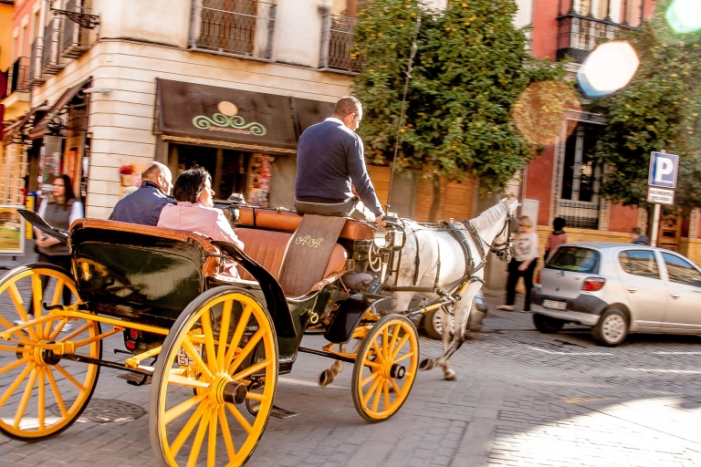 Séville : Promenade authentique et romantique en calècheSéville : visite authentique et romantique en calèche