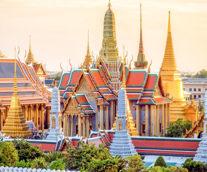 Bangkok: Kaupungin kohokohtien temppelin ja markkinoiden kävelykierros