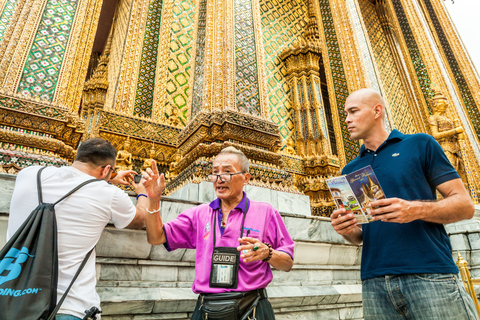 Tour a pie por los templos: Gran Palacio, Wat Pho y Wat ArunGran Palacio, Buda de Esmeralda, Wat Pho y Wat Arun