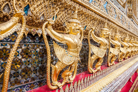 Bangkok: City Highlights Temple and Market Walking TourGrand Palace and Temple of Emerald Buddha Tour in English