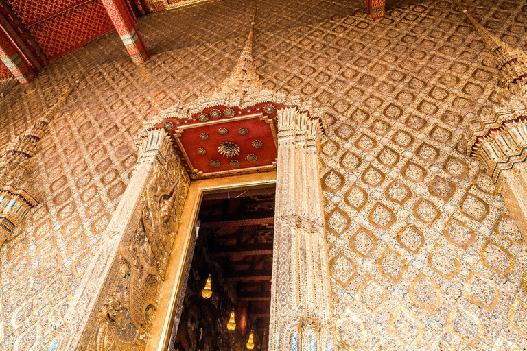 Bangkok: tour a piedi di attrazioni, tempio e mercato