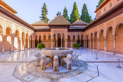 Granada: Pequeño Recorrido Guiado por la Alhambra y los Palacios NazaríesTour privado y guiado