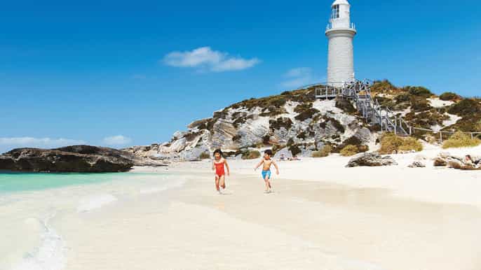 rottnest ferry transfers w/ oliver hill train tunnel tour