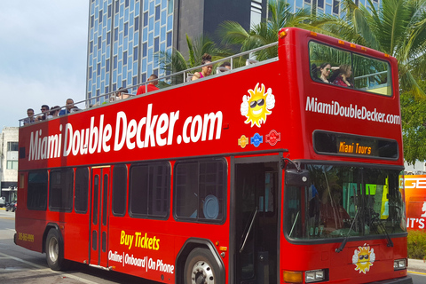 2-dniowy bilet na autobus piętrowy Miami Double Decker z możliwością wsiadania i wysiadaniaMiami: 2-dniowy bilet na autobus hop-on hop-off