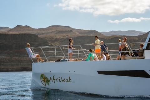 Gran Canaria: Middag Catamaran Cruise met Eten & DrinkenGran Canaria: catamaranvaart in de middag met eten & drinken
