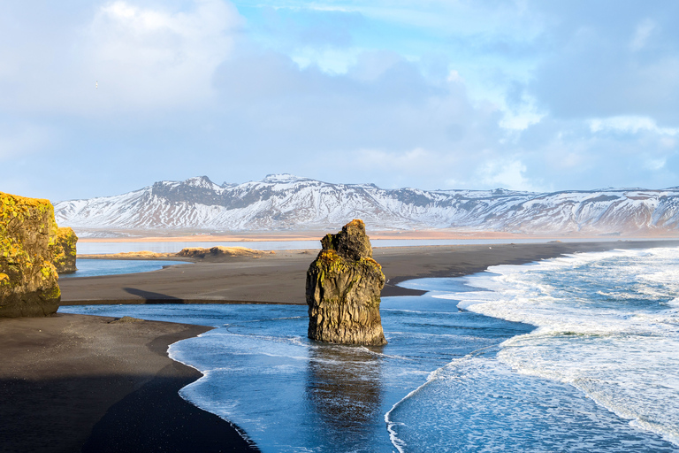 Da Reykjavík, costa sud: cascate, sabbia nera e ghiaccio