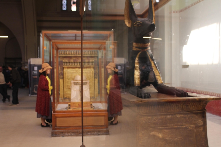 Caïro: ticket en transfer Egyptisch Museum van OudhedenTour vanuit Gizeh