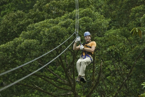 San Jose: Rainforest Costa Rica Atlantic Zip Line Tour Tour Only