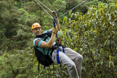 San José : Excursion en tyrolienne dans la forêt tropicale du Costa RicaVisite seulement