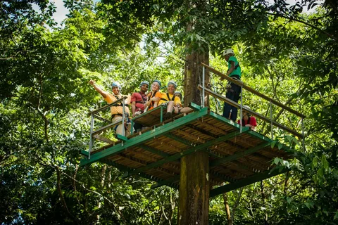 St Lucia Ultimate 3 Package: Aerial Tram Zip Line & Hiking