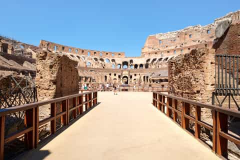 Rome: tour arenaverdieping Colosseum met speciale toegang