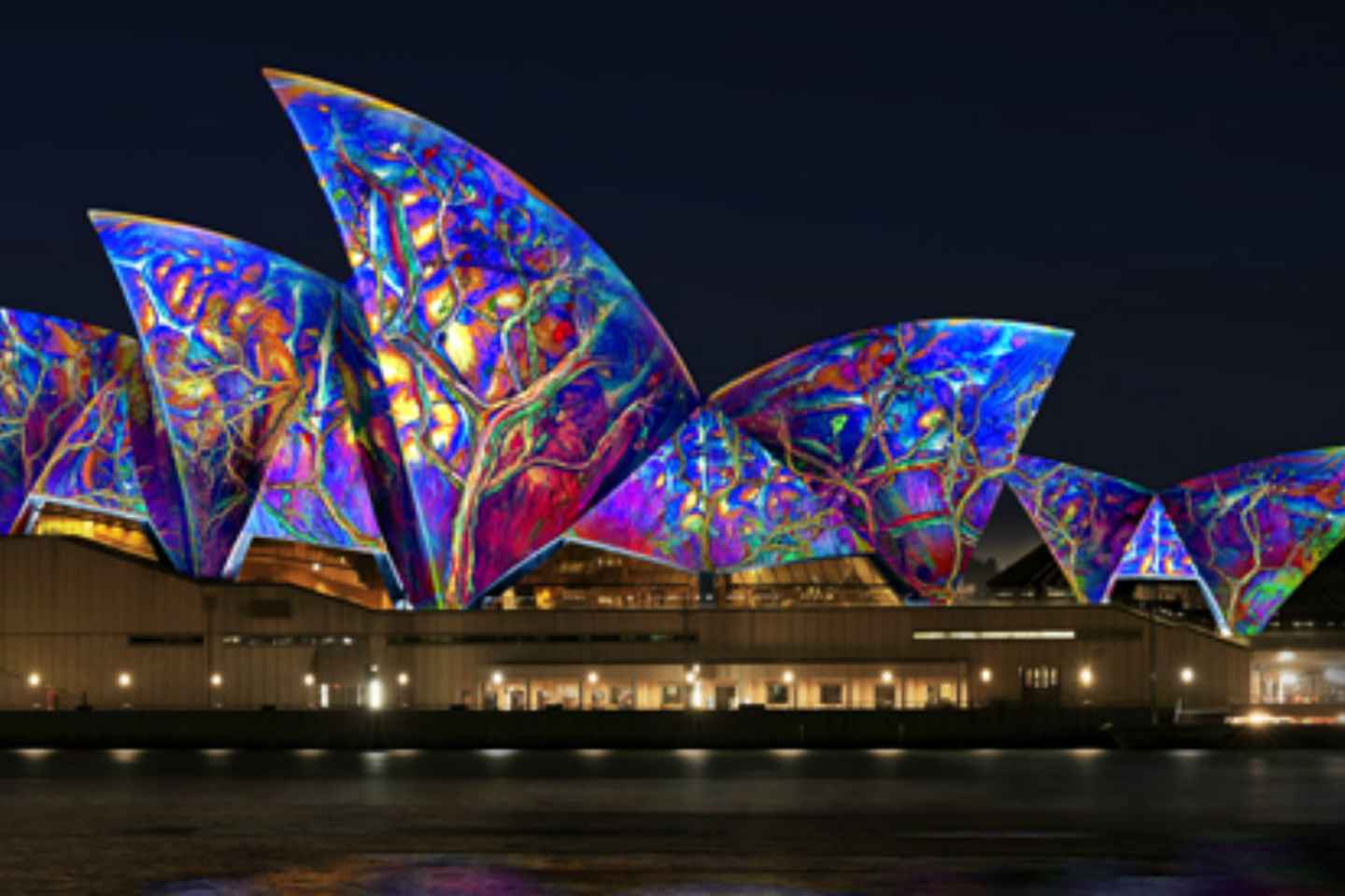 Sydney Harbour: 30 Minute Slow Jet Boat Vivid Cruise - Sydney Harbour: 30 Minute Slow Jet Boat Vivid Cruise