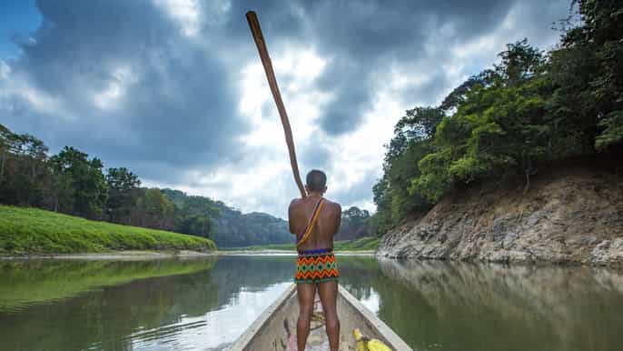 from panama city 5hour embera indian village tour