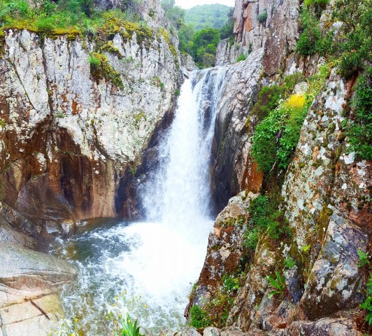 Visit Chia Trekking and Waterfall Swimming Half–Day Tour in Chia, Sardinia