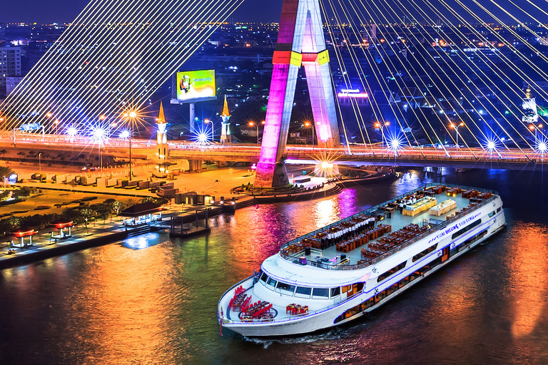 Bangkok: 2-Hour Dinner & Shows on White Orchid River Cruise White Orchid River Dinner Cruise with Ticket Only