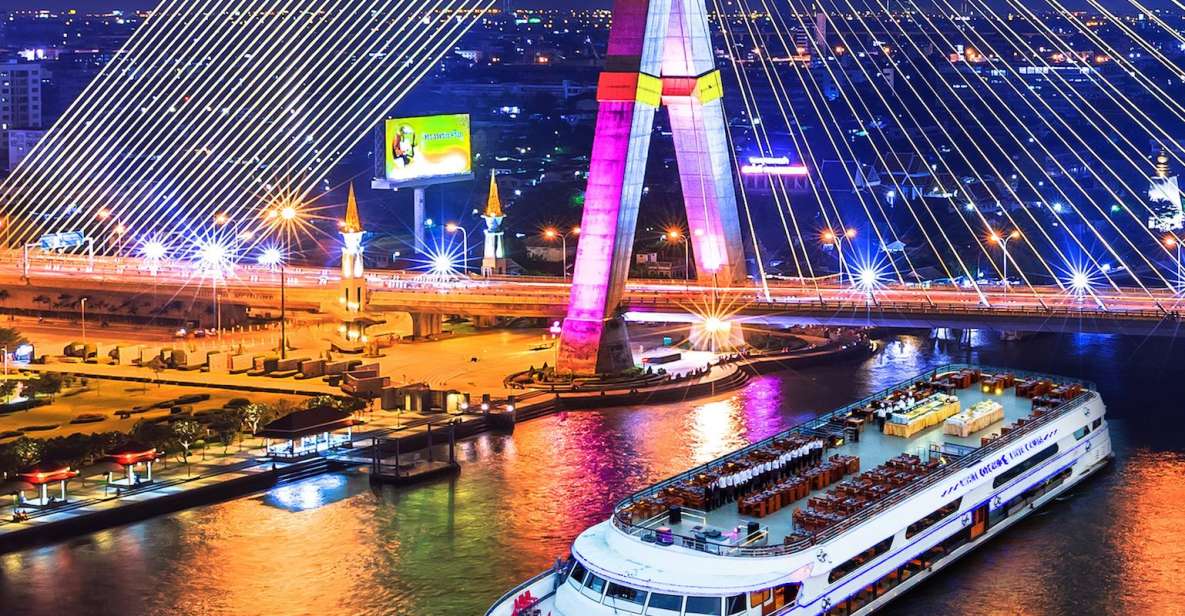 Bangkok: 2-Hour Dinner & Shows on White Orchid River Cruise