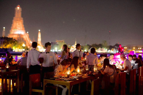 Bangkok: 2-Hour Dinner & Shows on White Orchid River Cruise White Orchid River Dinner Cruise with Ticket Only