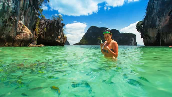 ab krabi private schnellboottour nach koh hong