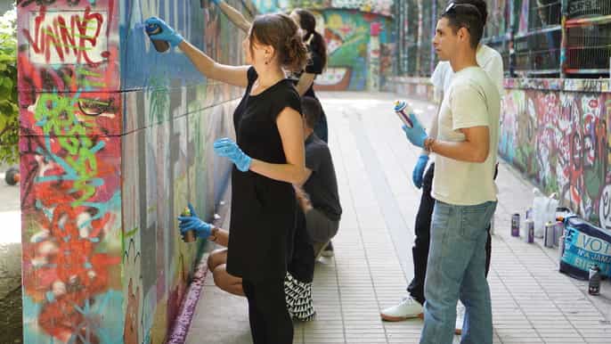 paris street art workshop