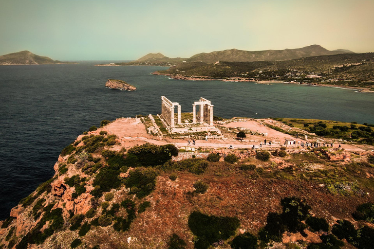 Sunset at Cape Sounio