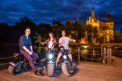 Budapest: Night Tour on MonsteRoller e-Scooter