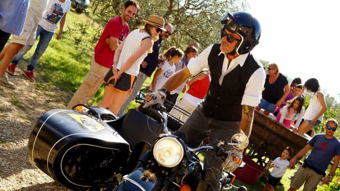 florence and chianti wine vintage sidecar tour
