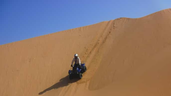 essaouira sand dunes half day quad bike tour