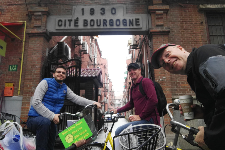 Shanghai: tour in bici classico di un&#039;intera giornata con un pranzo autentico