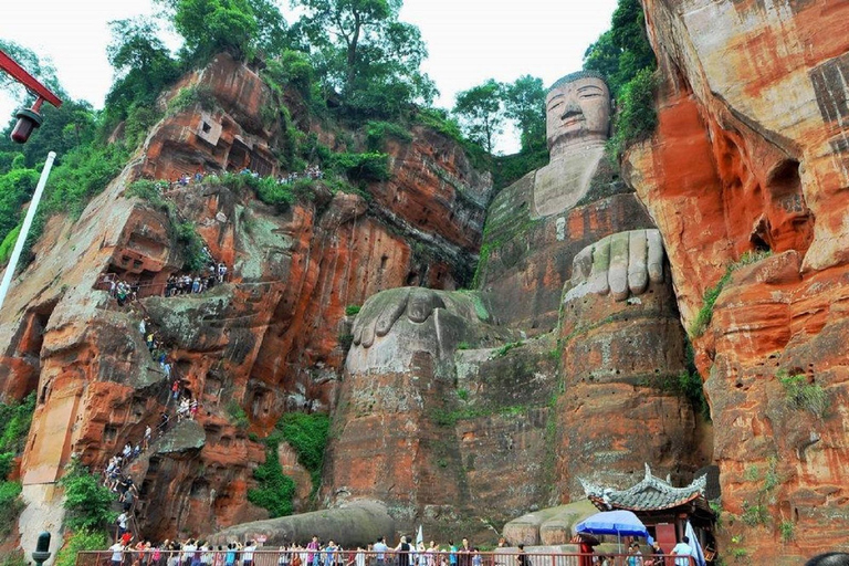 Excursion d&#039;une journée dans la région panoramique du Grand Bouddha de Leshan et dans le parc des pandas