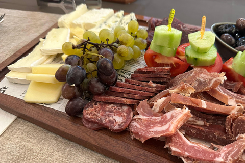 Plovdiv: Wine Tasting with Cheese and Cured Meats Extended Wine Tasting – 5 Tastings