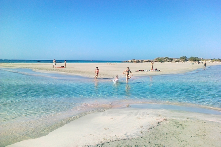 De Rethymno e Chania: Excursão diurna pela Ilha Elafonisi de ônibus