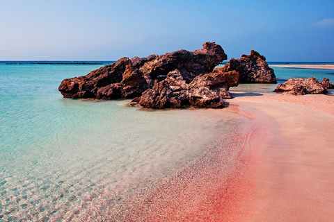 Vanuit Rethimnon & Chania: dagtocht naar eiland ElafonisiPrivé dagtour Elafonisi