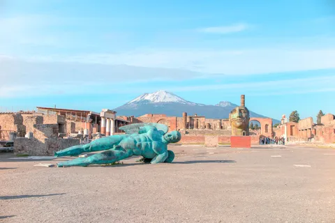 Excursion d'une journée à Sorrente et Pompéi au départ de Rome avec audioguide