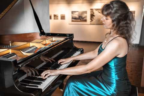 varsovie concert de chopin dans la vieille ville
